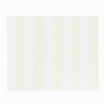 Vertical Stripes - White and Ivory Small Glasses Cloth (2 Sides)