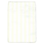 Vertical Stripes - White and Ivory Removable Flap Cover (L)