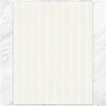 Vertical Stripes - White and Ivory Canvas 12  x 16 