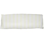 Vertical Stripes - White and Ivory Body Pillow Case Dakimakura (Two Sides)