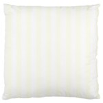 Vertical Stripes - White and Ivory Standard Flano Cushion Case (One Side)