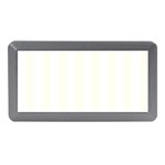 Vertical Stripes - White and Ivory Memory Card Reader (Mini)