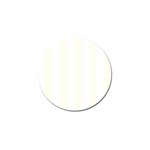 Vertical Stripes - White and Ivory Golf Ball Marker (10 pack)