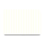 Vertical Stripes - White and Ivory Plate Mat