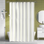 Vertical Stripes - White and Ivory Shower Curtain 48  x 72  (Small)