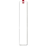 Vertical Stripes - White and Ivory Large Book Mark