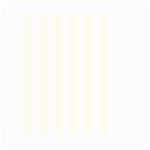 Vertical Stripes - White and Ivory Small Garden Flag (Two Sides)