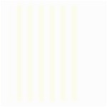 Vertical Stripes - White and Ivory Large Garden Flag (Two Sides)