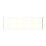 Vertical Stripes - White and Ivory Sticker Bumper (100 pack)