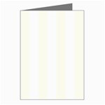 Vertical Stripes - White and Ivory Greeting Cards (Pkg of 8)