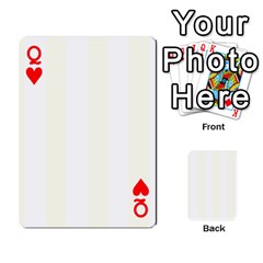 Queen Vertical Stripes Front - HeartQ