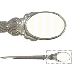 Vertical Stripes - White and Ivory Letter Opener
