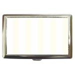 Vertical Stripes - White and Ivory Cigarette Money Case