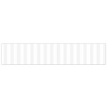 Vertical Stripes - White and White Smoke Flano Scarf (Small)