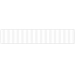 Vertical Stripes - White and White Smoke Flano Scarf (Large)