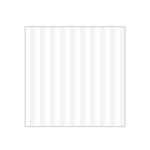 Vertical Stripes - White and White Smoke Satin Bandana Scarf