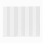 Vertical Stripes - White and White Smoke Small Glasses Cloth (2 Sides)