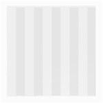 Vertical Stripes - White and White Smoke Medium Glasses Cloth (2 Sides)