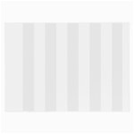 Vertical Stripes - White and White Smoke Large Glasses Cloth