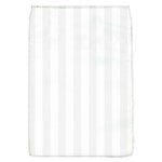 Vertical Stripes - White and White Smoke Removable Flap Cover (L)