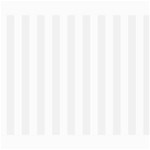 Vertical Stripes - White and White Smoke Collage 8  x 10 