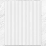 Vertical Stripes - White and White Smoke Canvas 11  x 14 