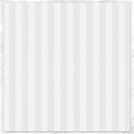 Vertical Stripes - White and White Smoke Canvas 12  x 12 