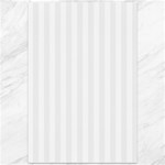 Vertical Stripes - White and White Smoke Canvas 12  x 18 