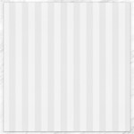 Vertical Stripes - White and White Smoke Canvas 16  x 16 