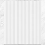 Vertical Stripes - White and White Smoke Canvas 20  x 24 