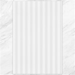 Vertical Stripes - White and White Smoke Canvas 20  x 30 