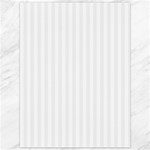 Vertical Stripes - White and White Smoke Canvas 36  x 48 