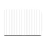Vertical Stripes - White and White Smoke Plate Mat