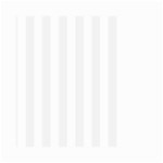 Vertical Stripes - White and White Smoke Small Garden Flag (Two Sides)