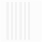 Vertical Stripes - White and White Smoke Large Garden Flag (Two Sides)