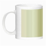 Vertical Stripes - White and White Smoke Night Luminous Mug