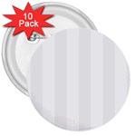 Vertical Stripes - White and White Smoke 3  Button (10 pack)