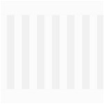 Vertical Stripes - White and White Smoke 5  x 7  Photo Cards