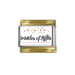 Image Gold Trim Italian Charm (9mm)