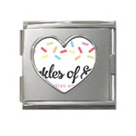 Image Mega Link Heart Italian Charm (18mm)