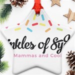 Image Star Ornament (Two Sides)