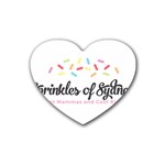 Image Rubber Coaster (Heart)