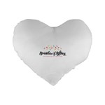 Image Standard 16  Premium Flano Heart Shape Cushion 
