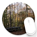 Pa Grand Canyon East Rim Trees 8 Round Mousepad