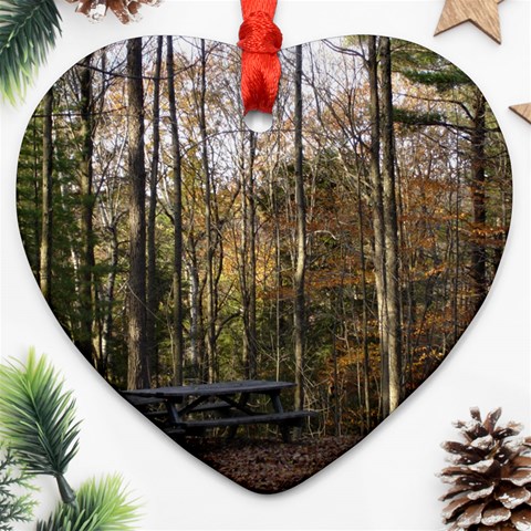 Pa Grand Canyon East Rim Trees 8 Ornament (Heart) from ArtsNow.com Front