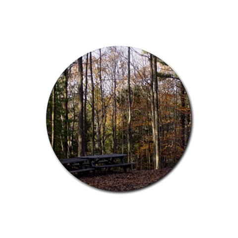 Pa Grand Canyon East Rim Trees 8 Rubber Coaster (Round) from ArtsNow.com Front