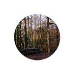 Pa Grand Canyon East Rim Trees 8 Rubber Round Coaster (4 pack)