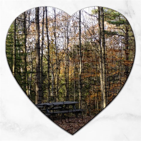 Pa Grand Canyon East Rim Trees 8 Jigsaw Puzzle (Heart) from ArtsNow.com Front