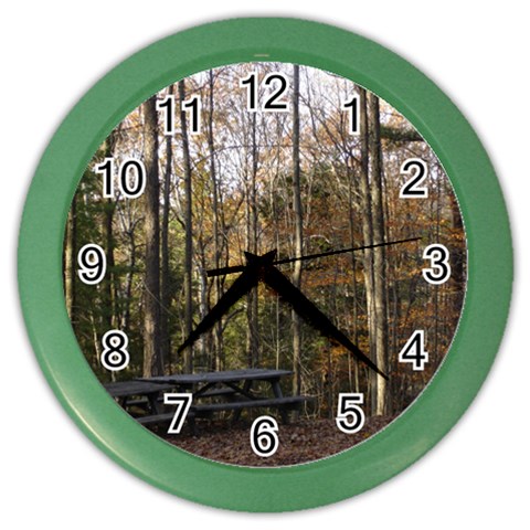 Pa Grand Canyon East Rim Trees 8 Color Wall Clock from ArtsNow.com Front