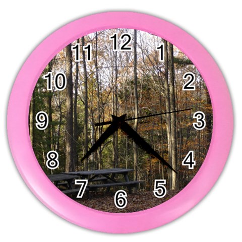 Pa Grand Canyon East Rim Trees 8 Color Wall Clock from ArtsNow.com Front